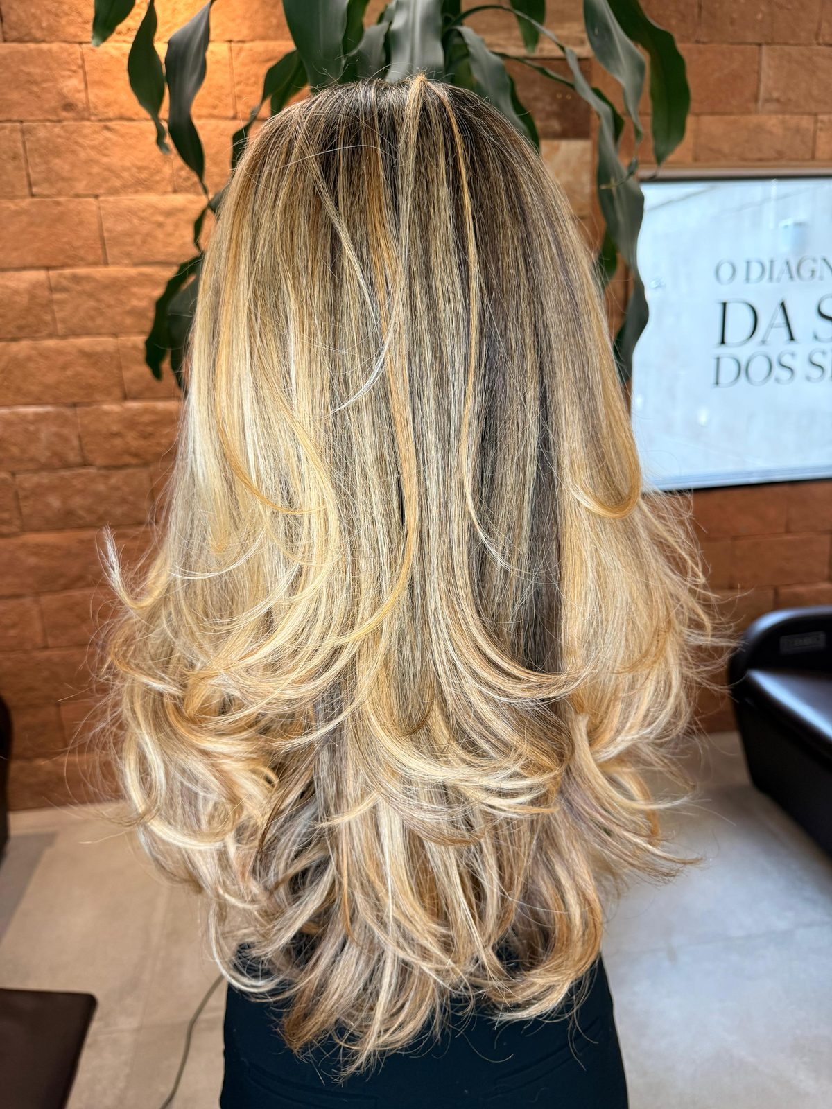 Mechas dos sonhos com brilho e cor feito por colorista especializada no Rio de Janeiro